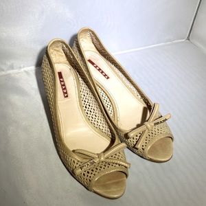 Prada Wedge Sandals